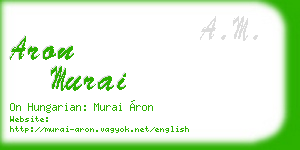 aron murai business card
